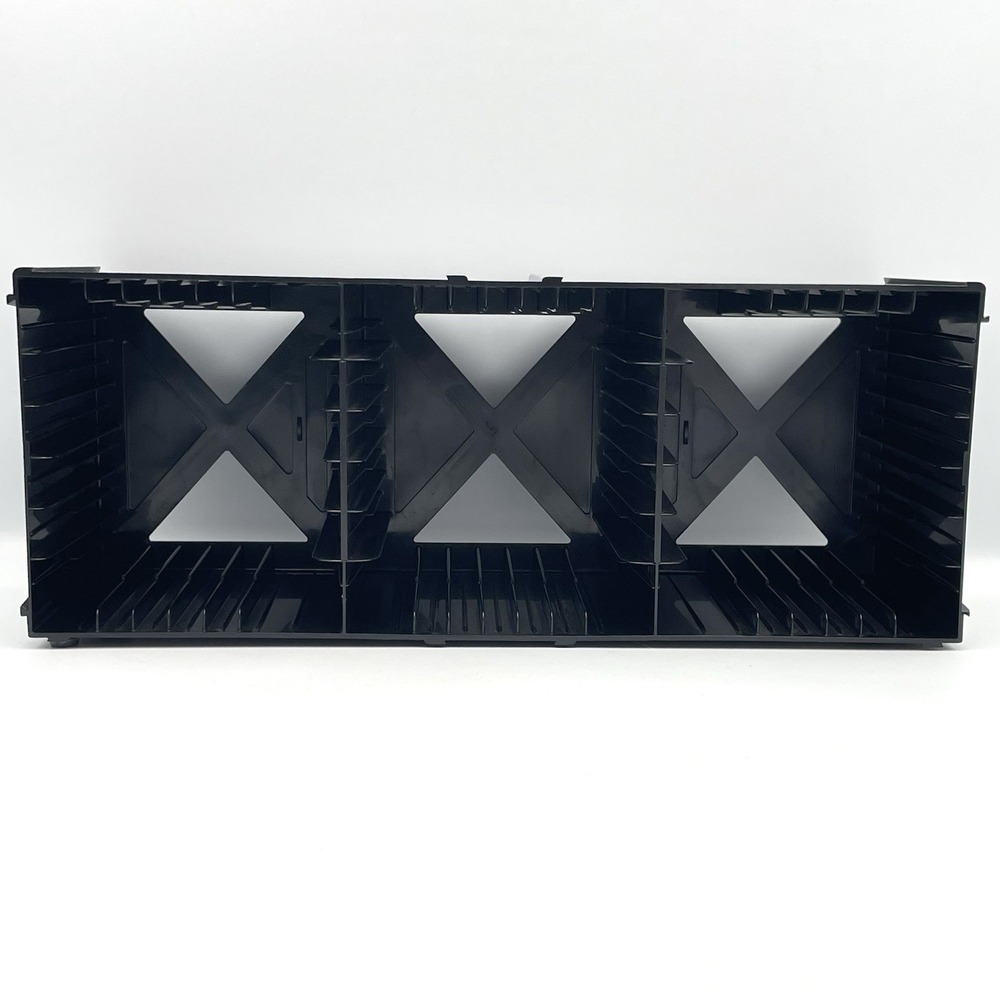 Vintage Alpha Combo Organizer 21 CD‎ Storage Rack Holder Black Organizer USA
